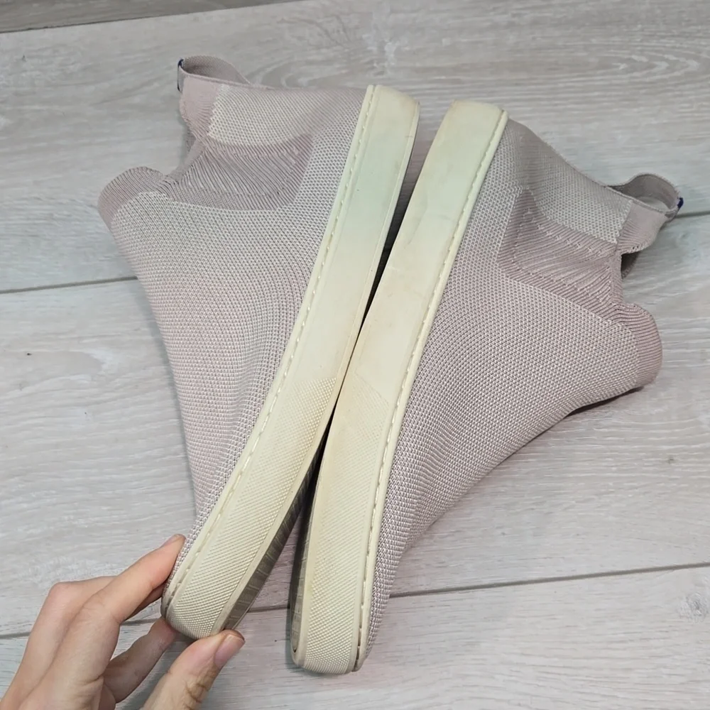 Rothy's Women High Top Slip-On Shoes Sneakers Sz 10.5